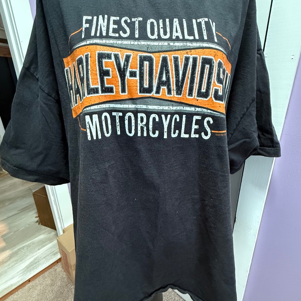 Harley-Davidson Men's Authentic T-Shirt Dealer tee - Black 3xl